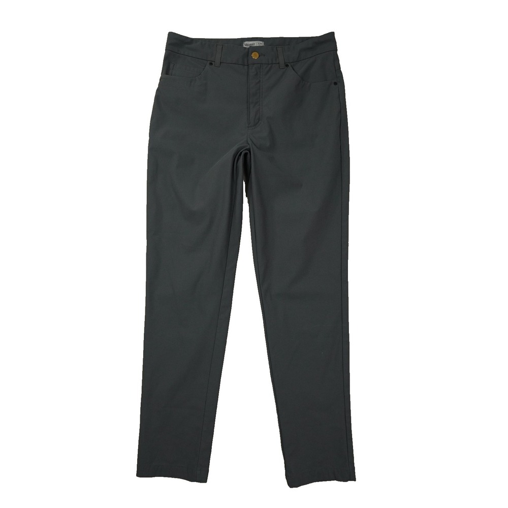 VRST Limitless Performance Slim-Fit 5 Pocket Pant Size Mens 32x32 Grey Golf City